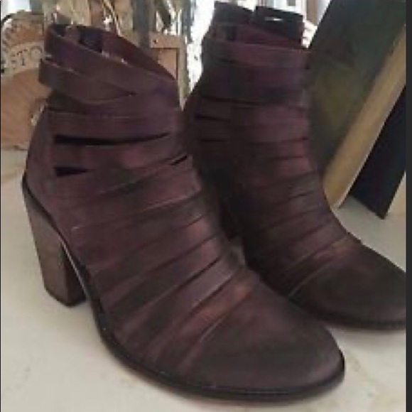 Free People Strappy Ankle Boots 9.5 - Picture 9 of 9